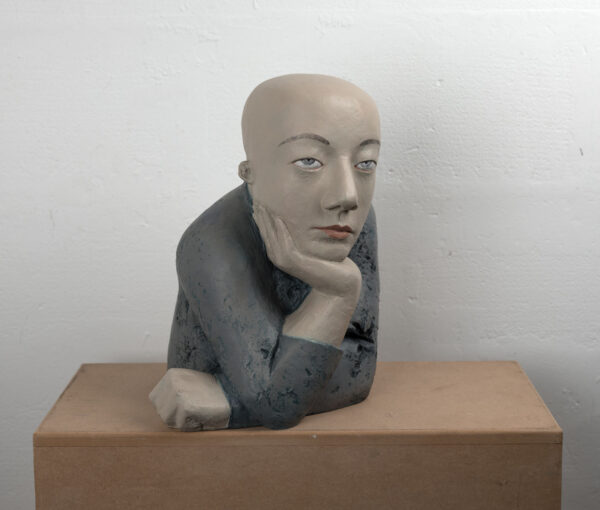 Wang Shaojun | Surmise | Bronze | 35 x 32 x 41 cm