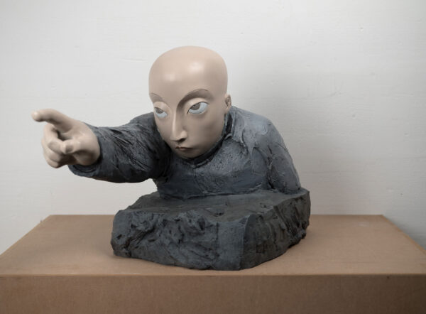 Wang Shaojun | Debater | Bronze | 86 x 37 x 50 cm