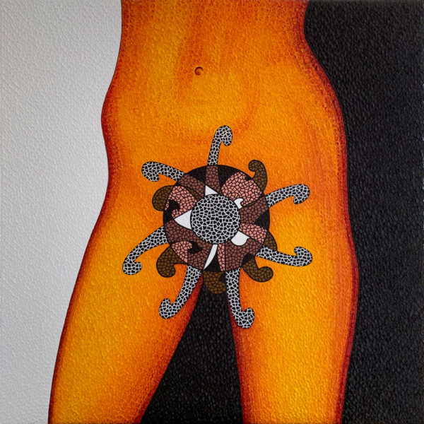Olena Linse | Flora | Oil on canvas | 80 x 80 cm